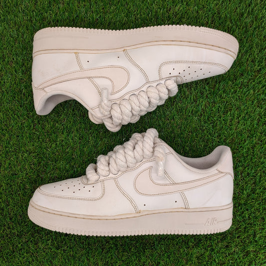 AF1 Coffee rope laces