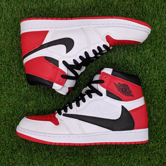 AJ1 high red fragment travis custom