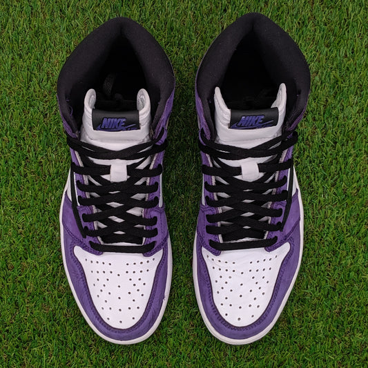 AJ1 court purple travis custom