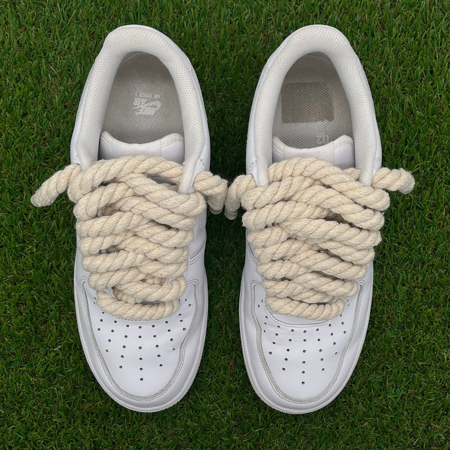 Af1 rope laces beige (42)