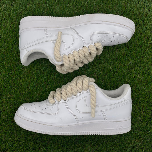Af1 rope laces beige (42)