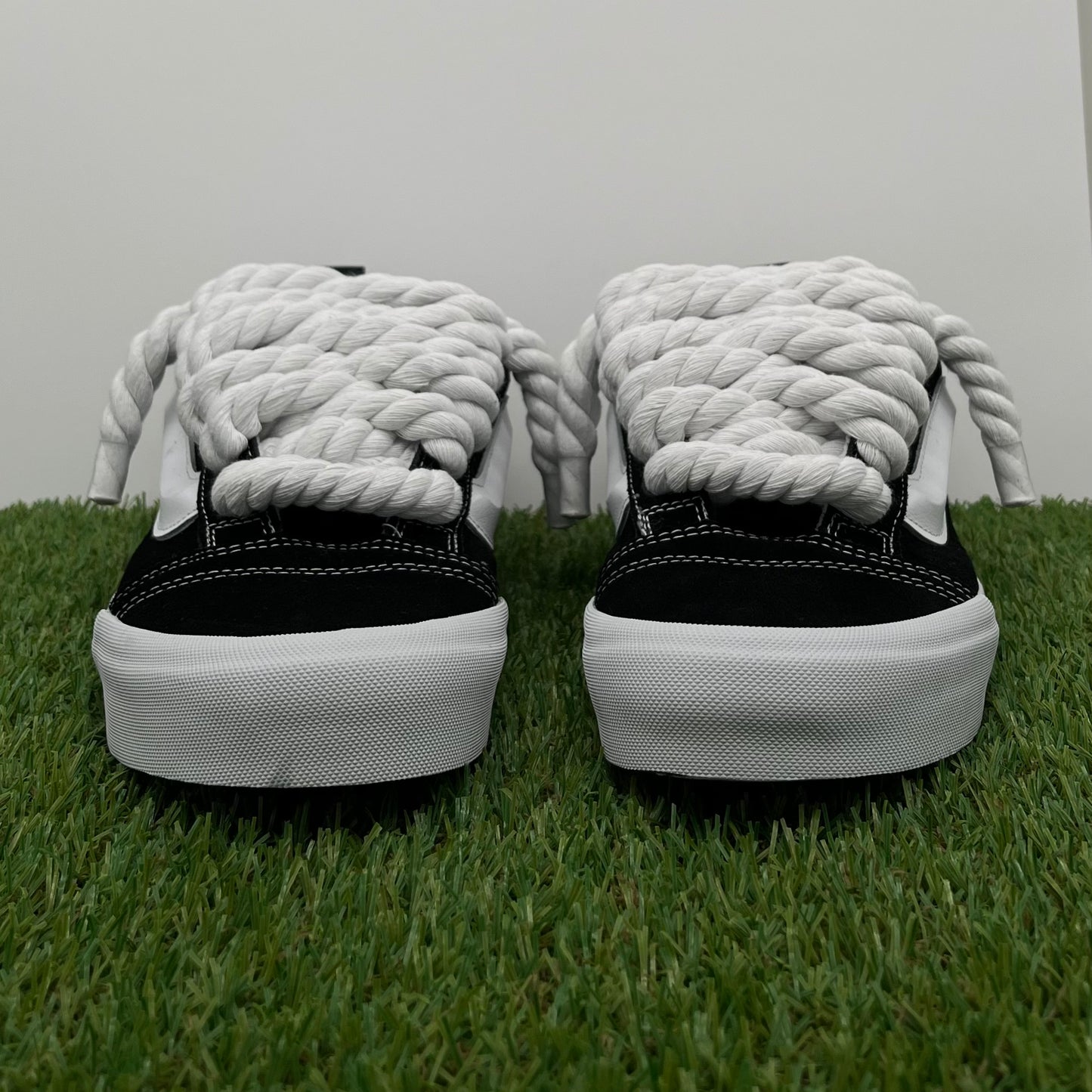 Vans knu skool negras rope laces