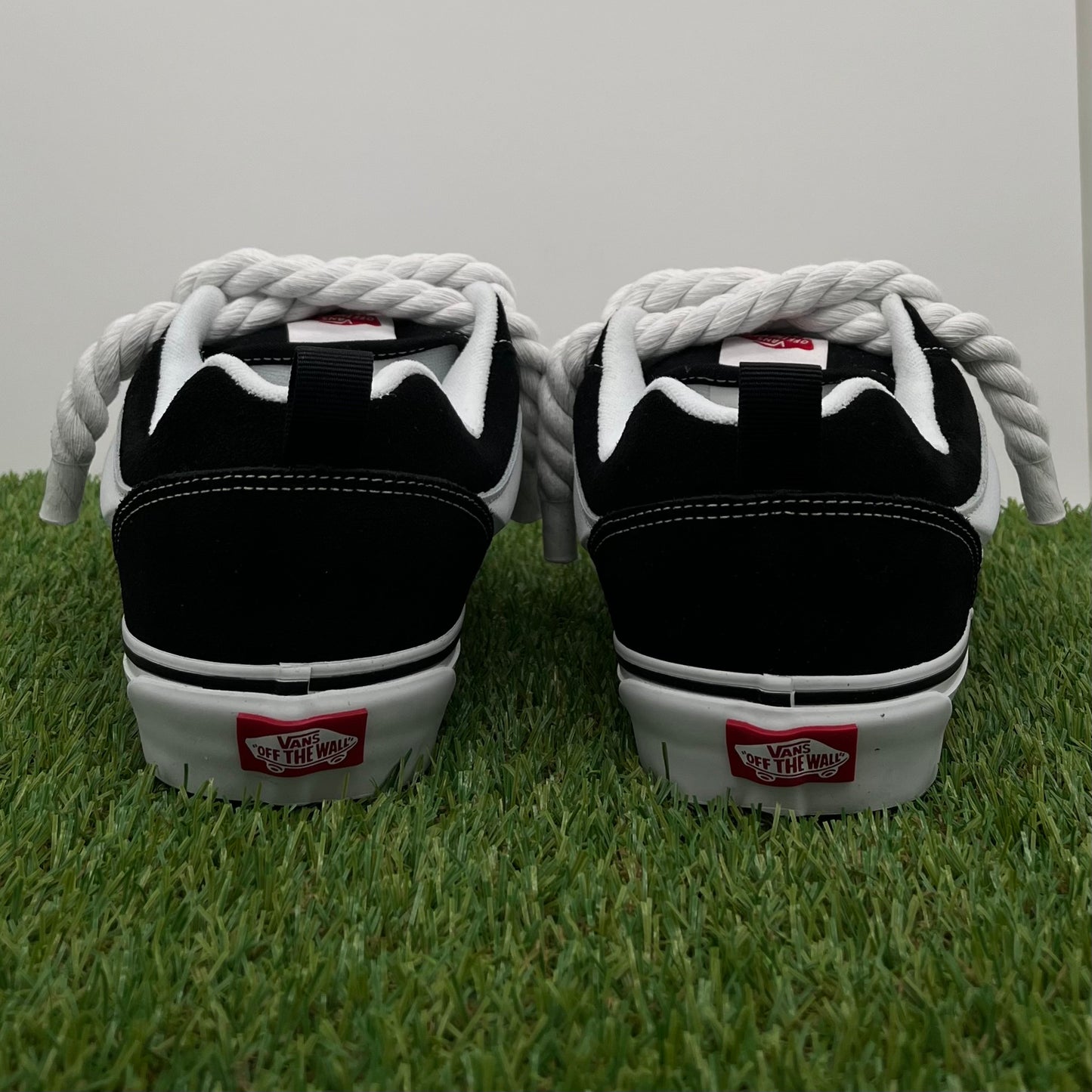 Vans knu skool negras rope laces