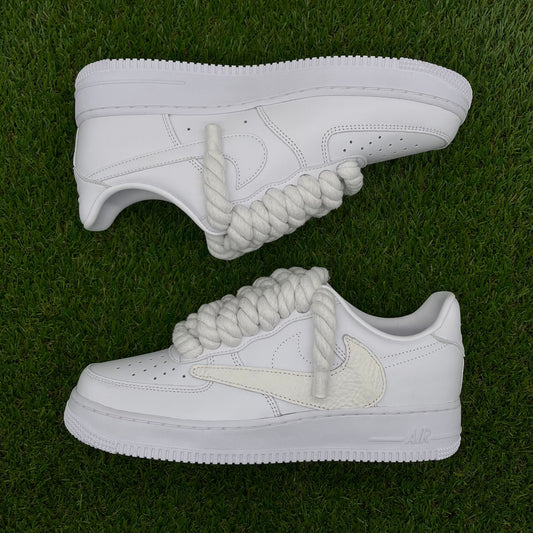 AF1 travis rope laces white