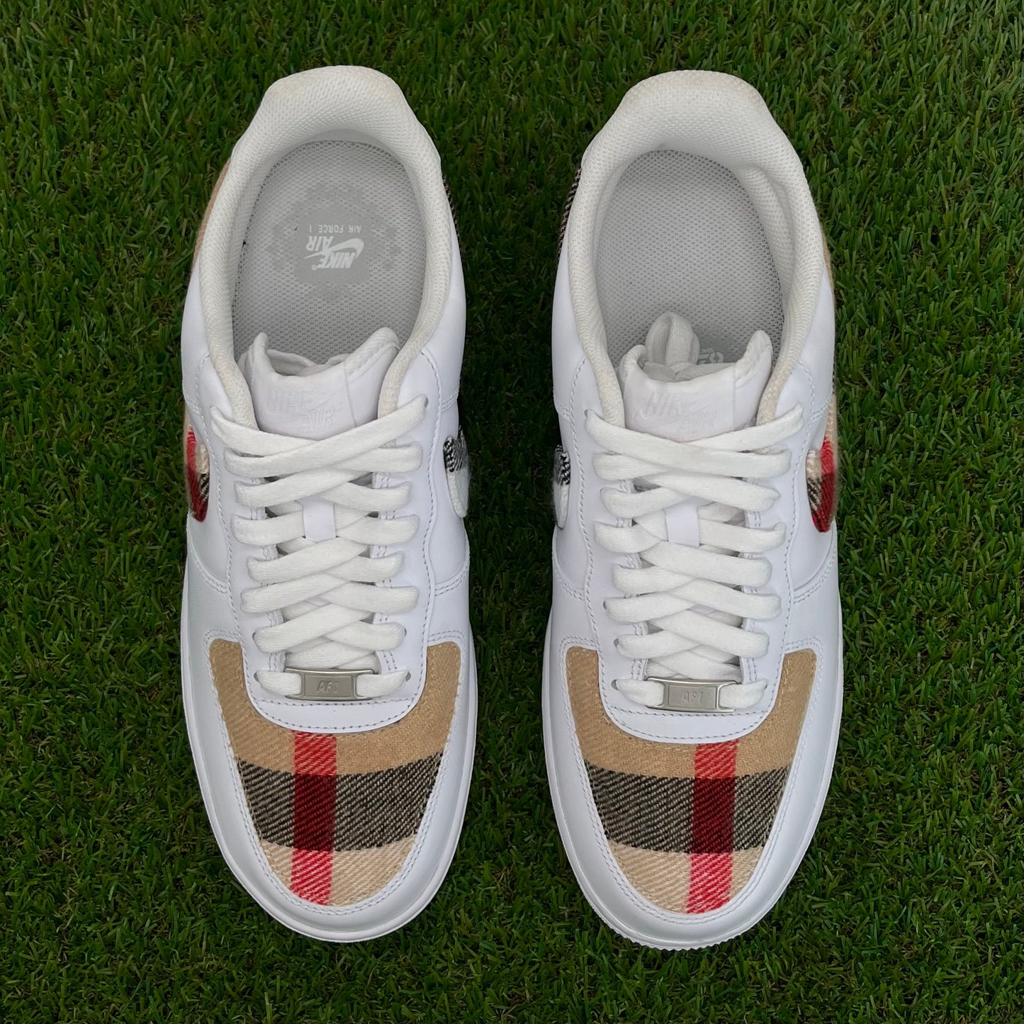 AF1 low white burberry