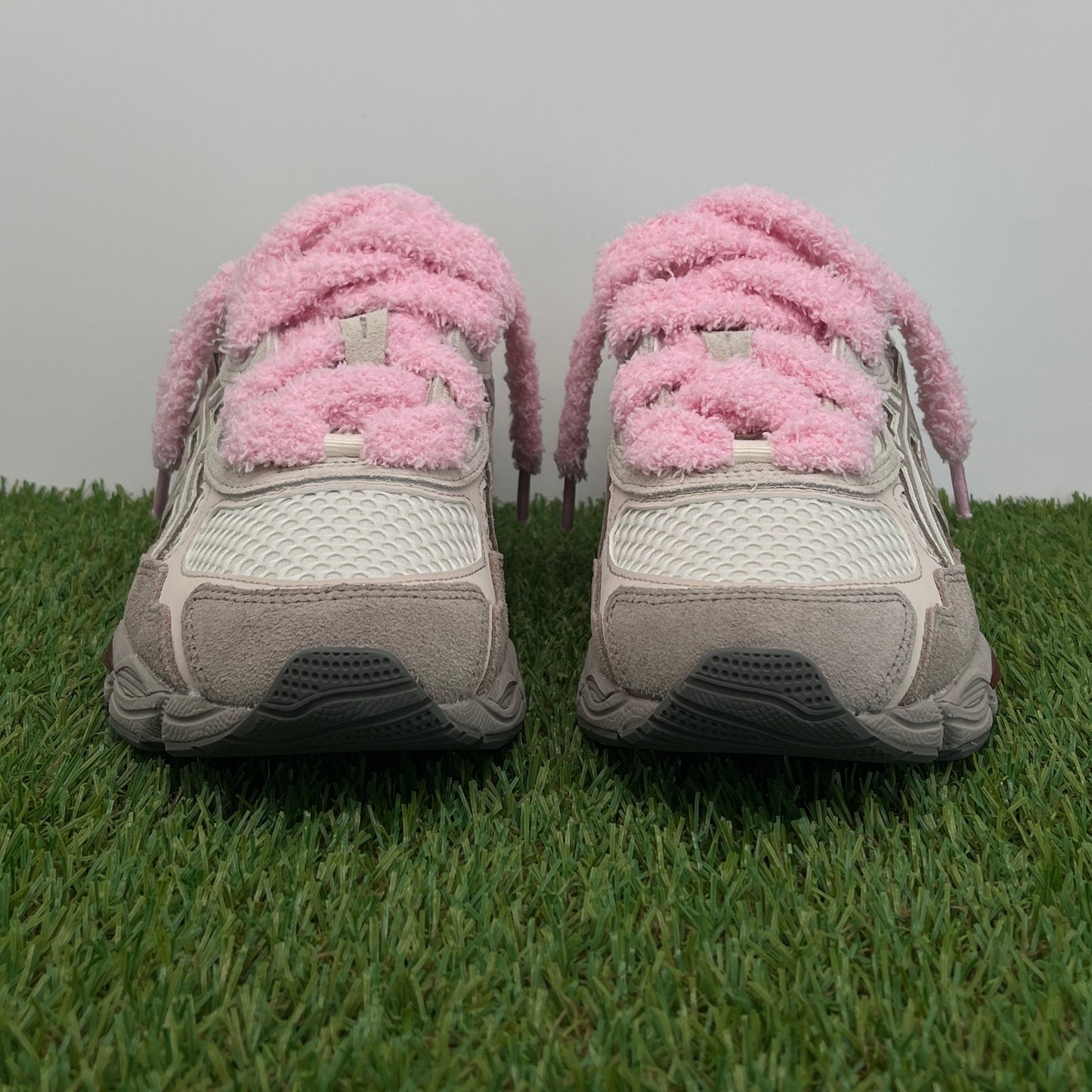 Asics gel nyc fluffy laces rosa
