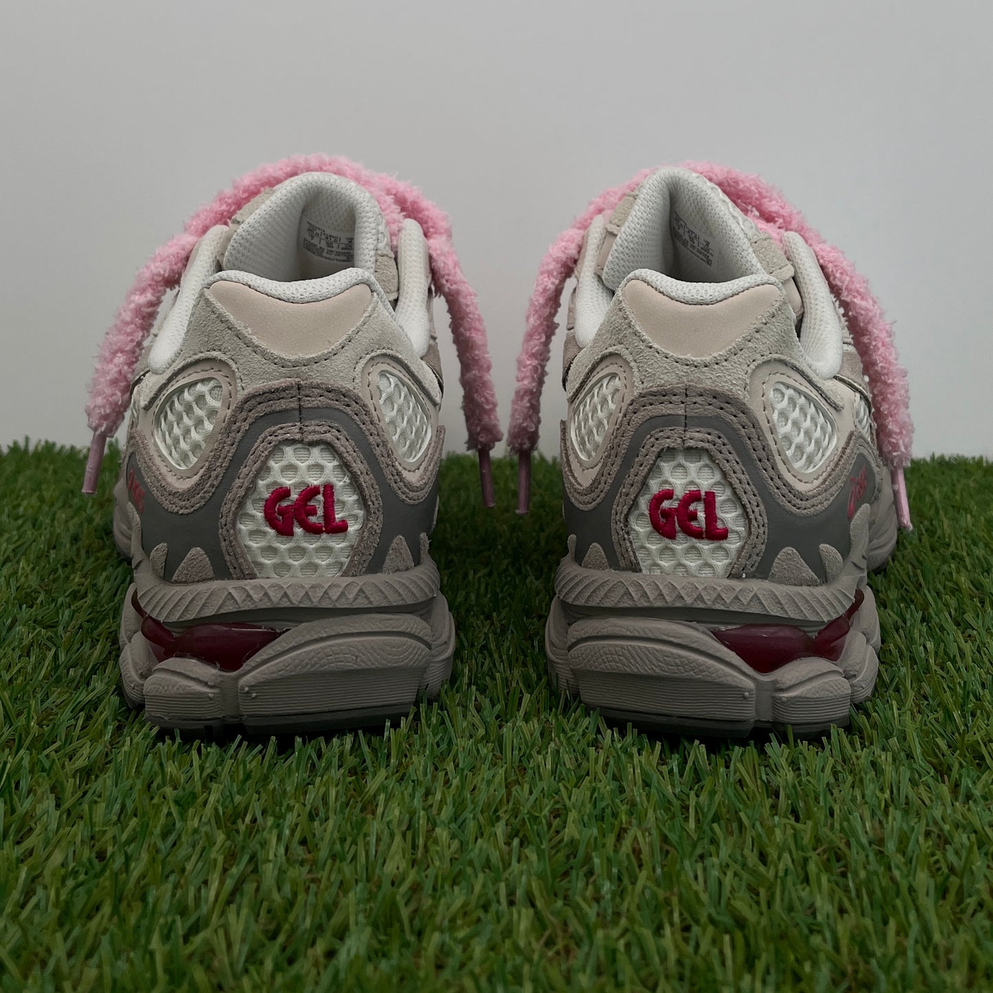 Asics gel nyc fluffy laces rosa