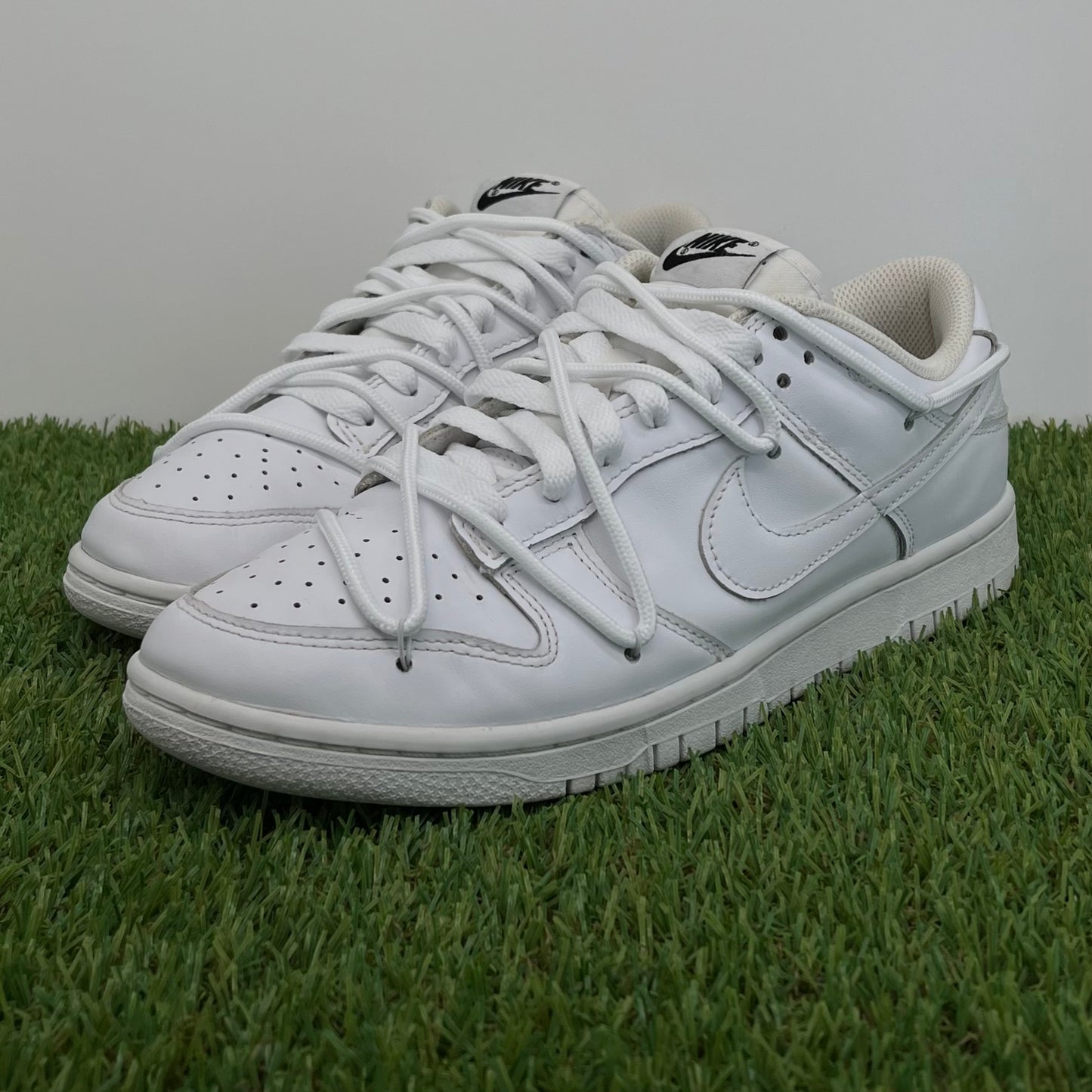Dunk low off white custom 3e white