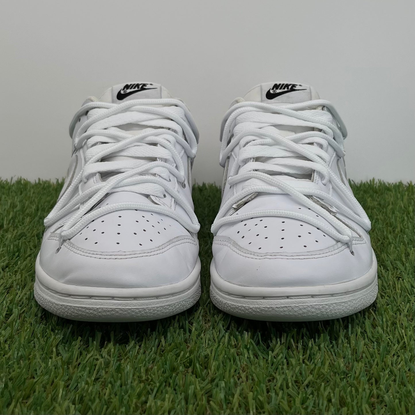 Dunk low off white custom 3e white