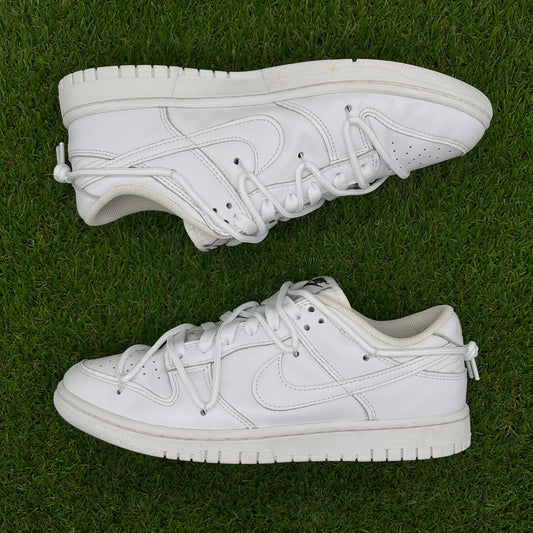 Dunk low off white custom 3e white