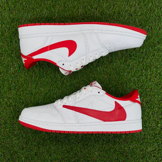 AJ1 low red sample travis custom