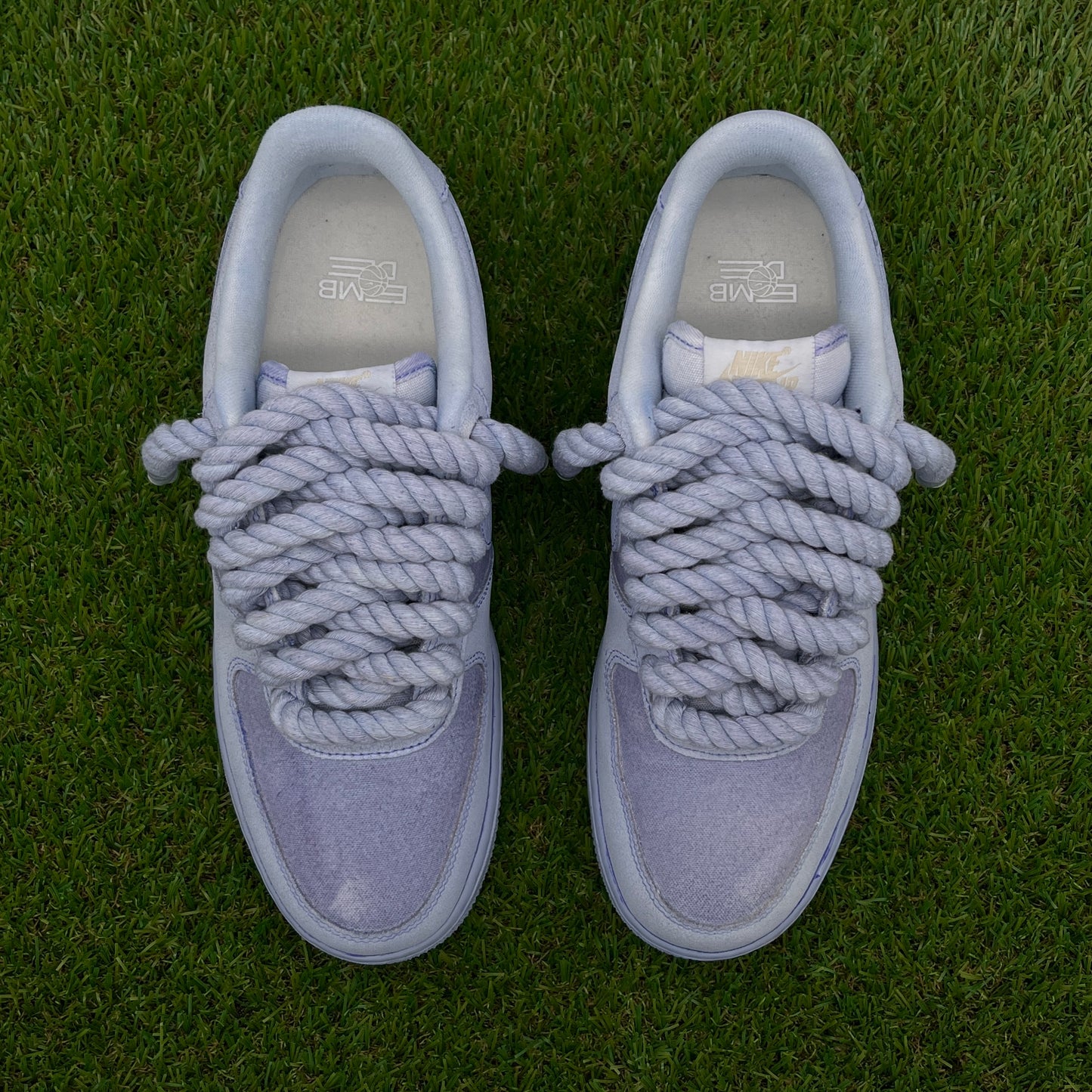 AF1 low rope laces azul