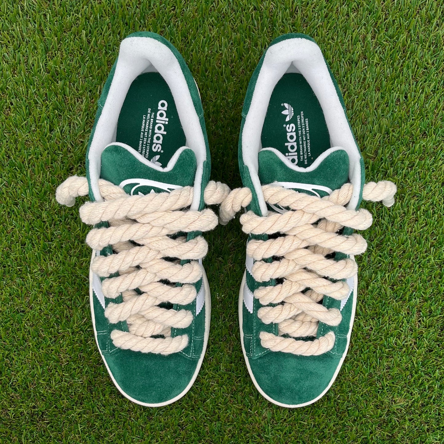 Campus 00 verdes rope laces