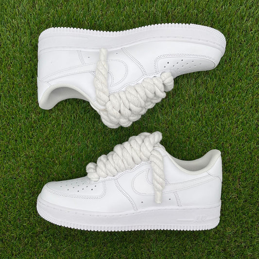 AF1 Rope laces white