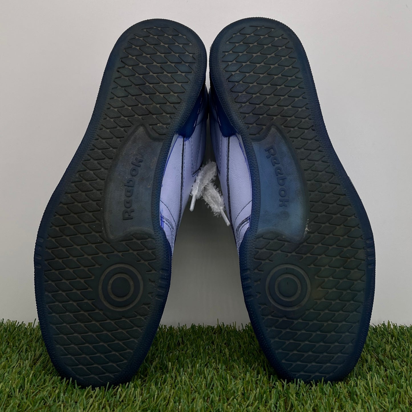 Reebok blue dye fluffy laces (43)