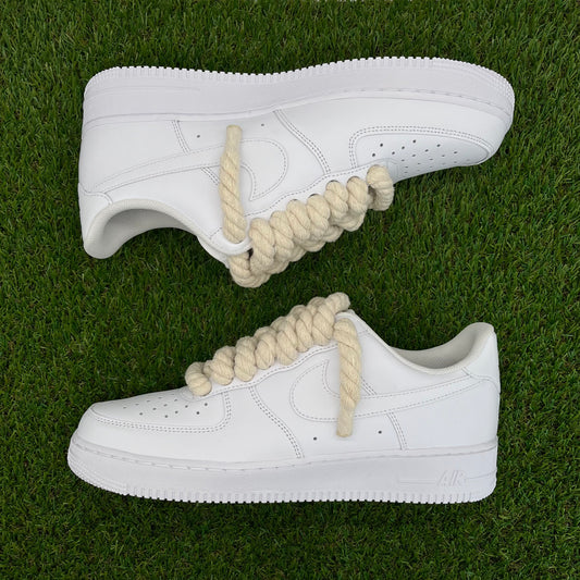 AF1 Rope laces beige