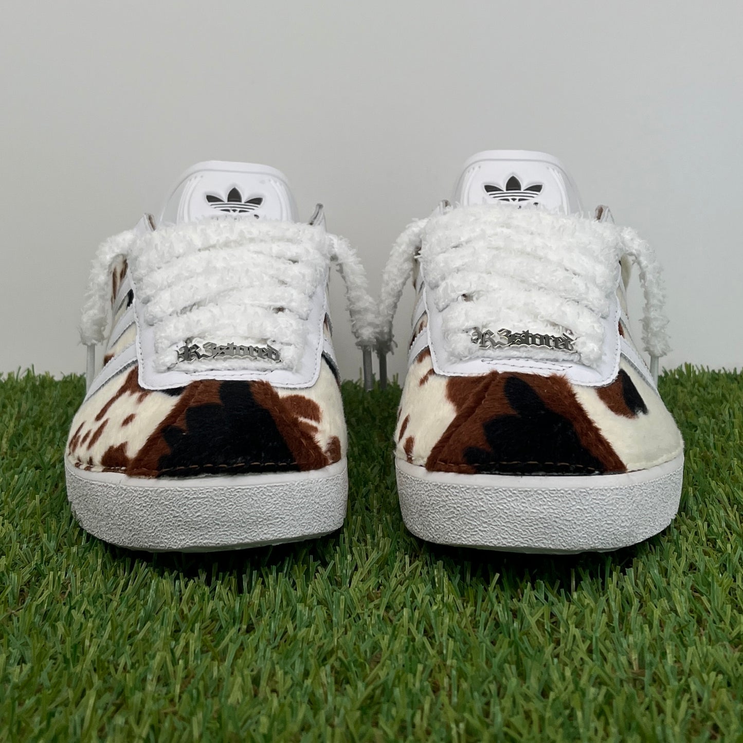 Adidas Gazelle fluffy cow