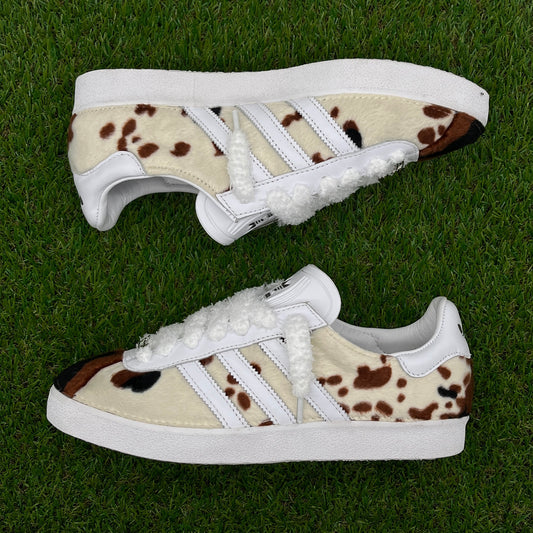 Adidas Gazelle fluffy cow