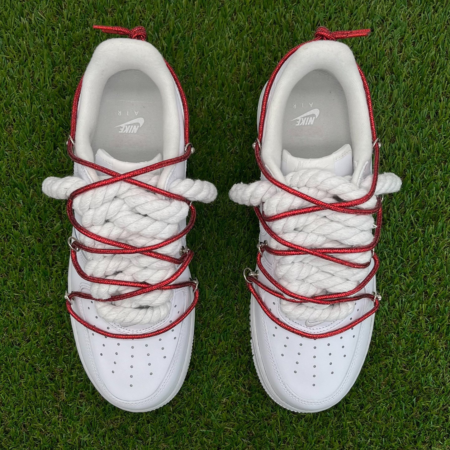 AF1 rope extra laces red