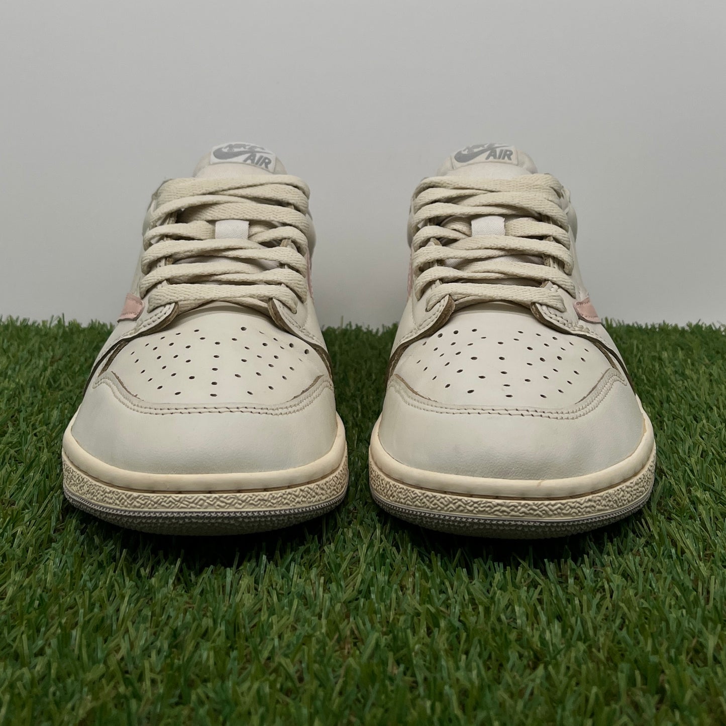 AJ1 low coffee rosa Travis custom