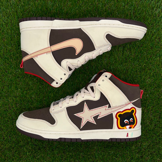 Dunk hi college dropout bapesta