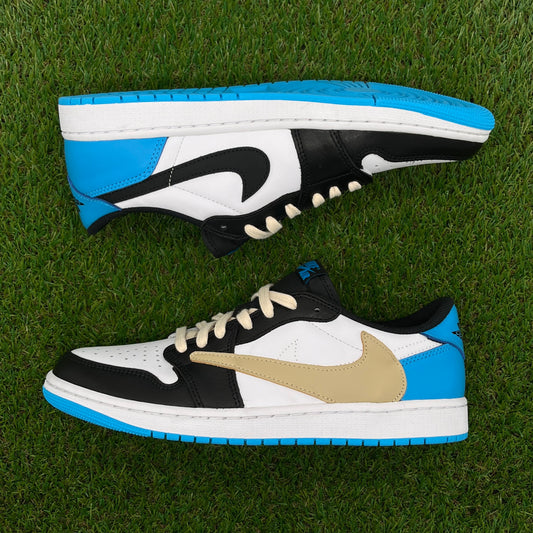 AJ1 low powder blue travis custom