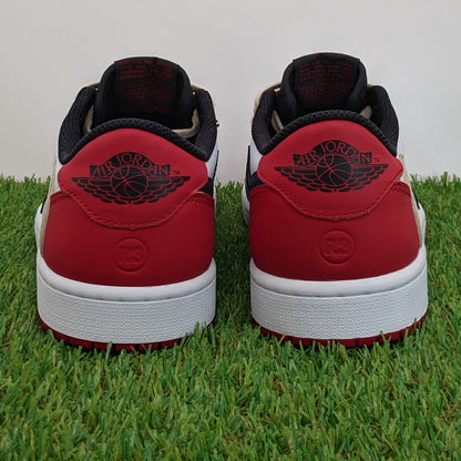 AJ1 low red fragment travis custom