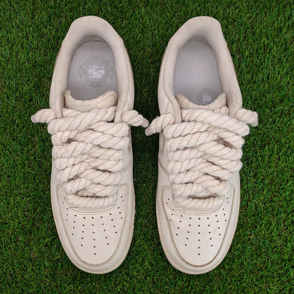 AF1 Coffee rope laces