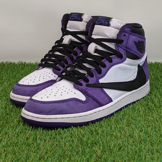AJ1 court purple travis custom