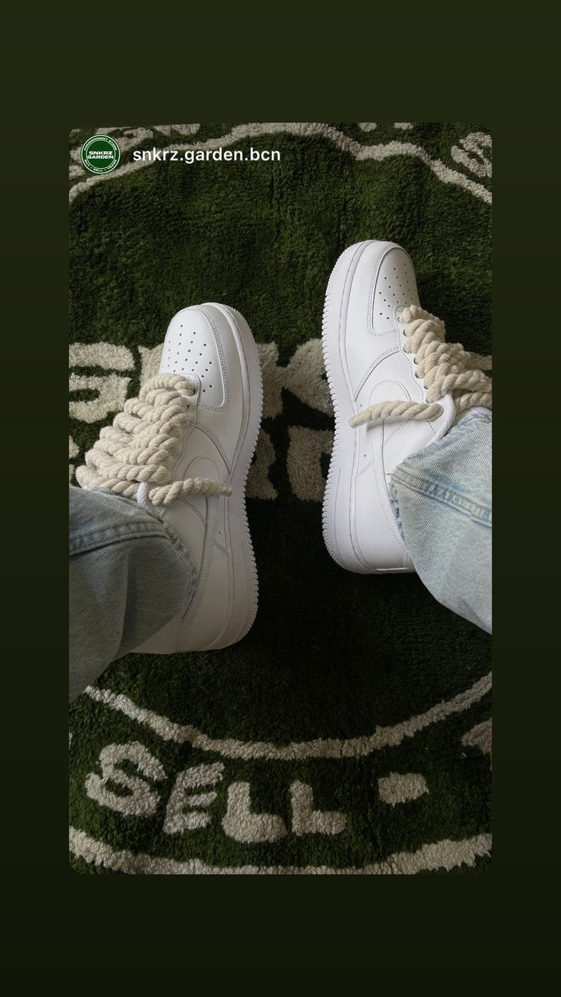 AF1 Rope laces beige