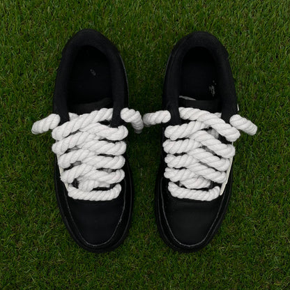AF1 low travis black white rope