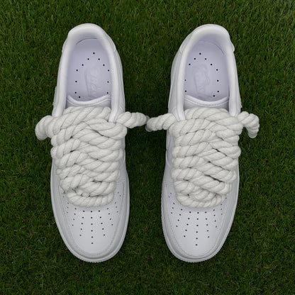 AF1 travis rope laces white
