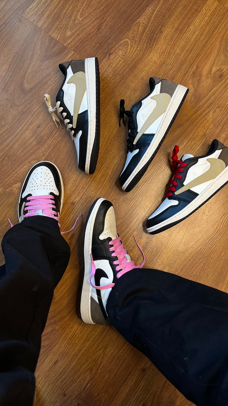 AJ1 low mocha travis custom