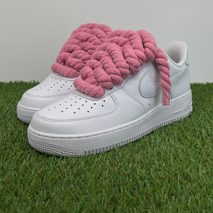 AF1 Rope laces rosa