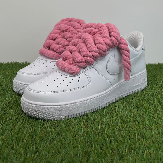 AF1 Rope laces rosa