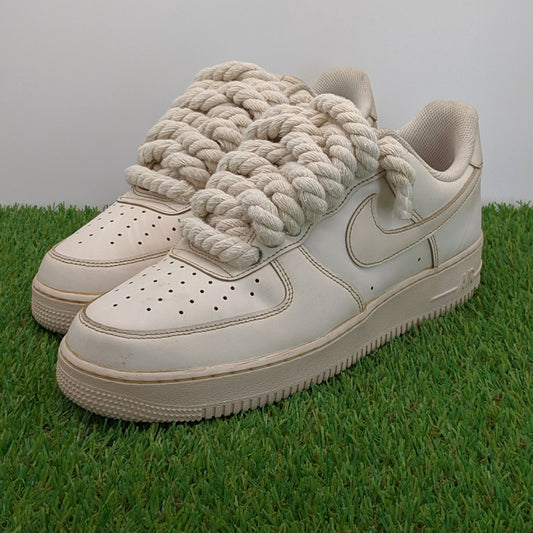 AF1 Coffee rope laces