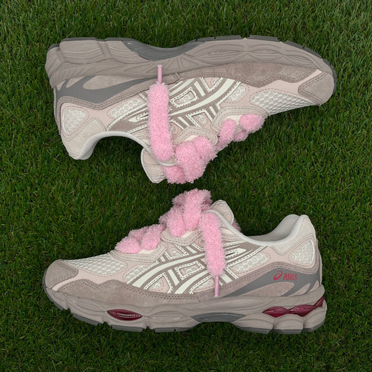 Asics gel nyc fluffy laces rosa
