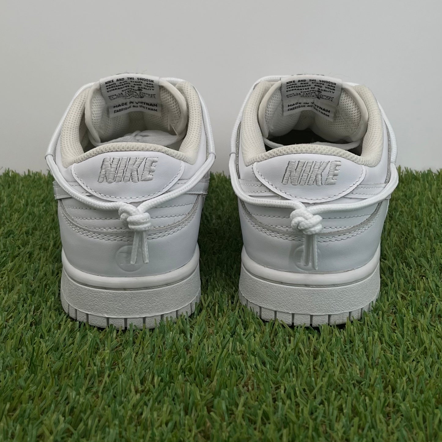 Dunk low off white custom 3e white