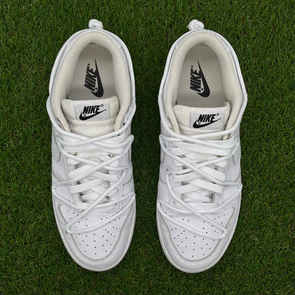 Dunk low off white custom 3e white