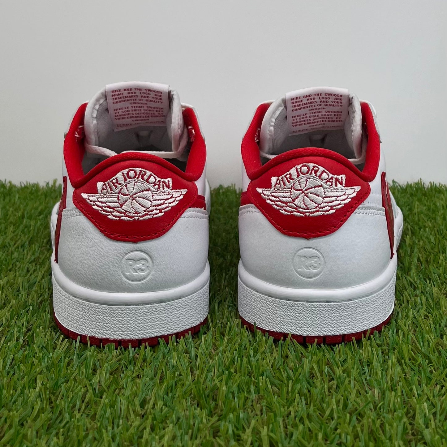 AJ1 low red sample travis custom