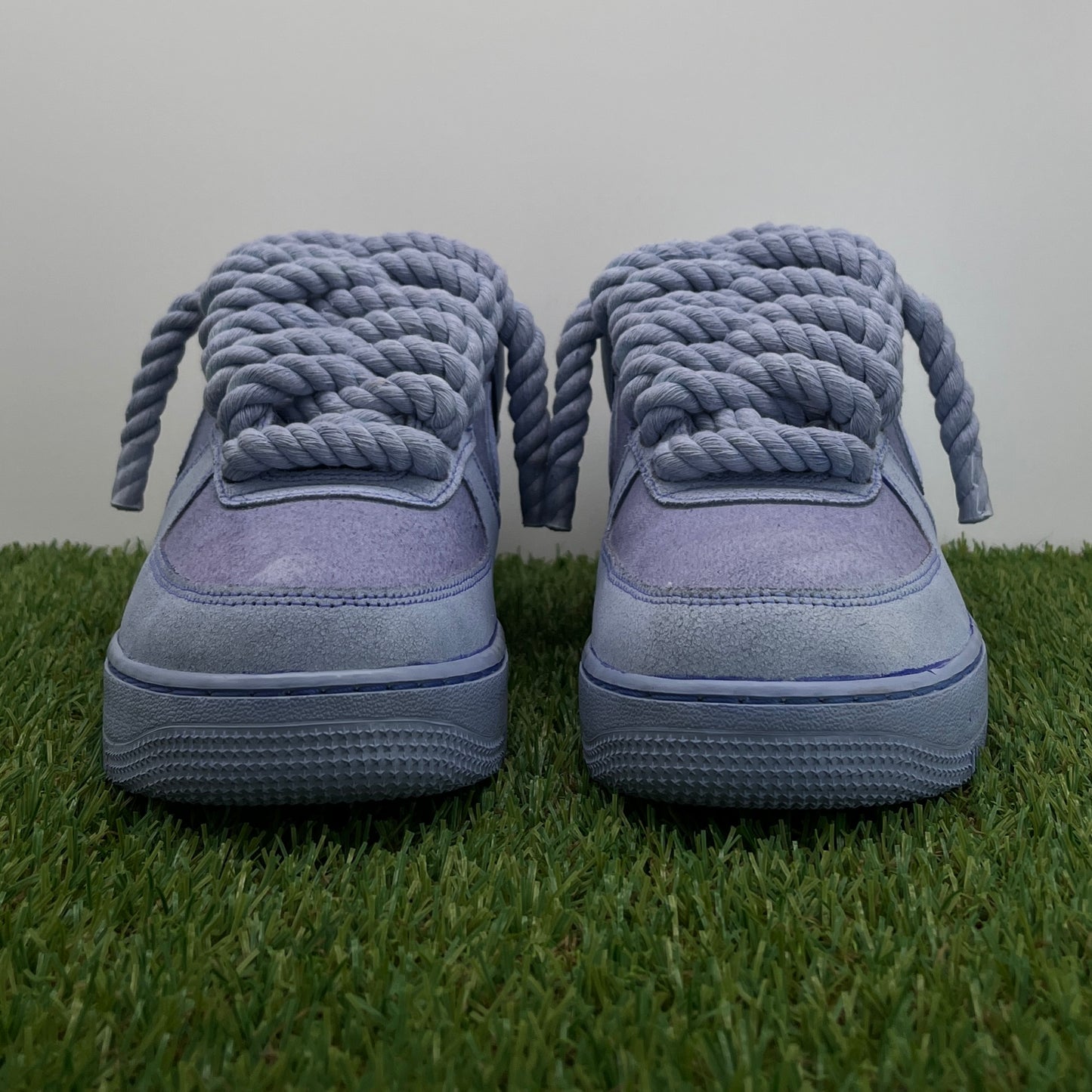 AF1 low rope laces azul