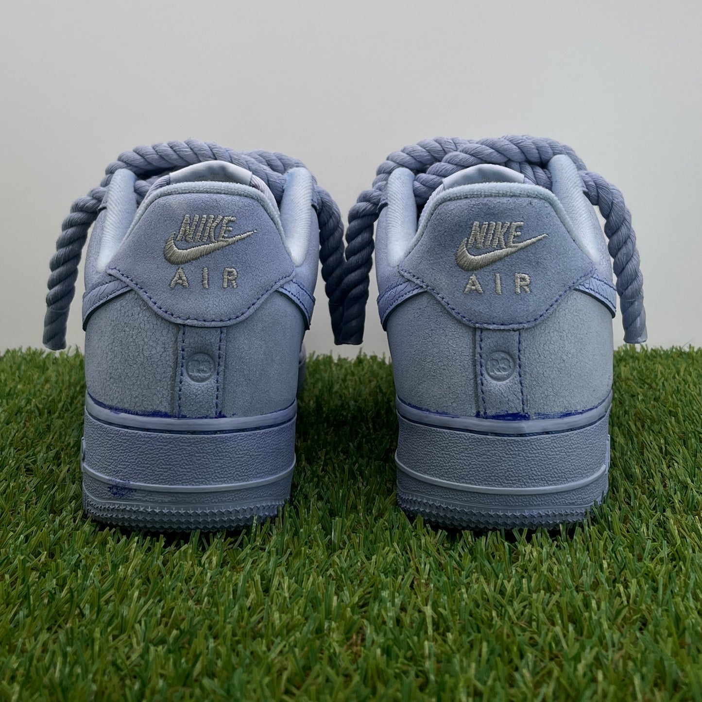 AF1 low rope laces azul