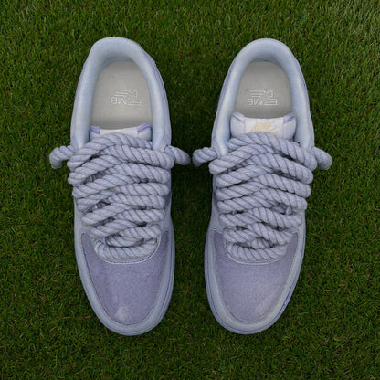 AF1 low rope laces azul