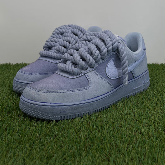 AF1 low rope laces azul