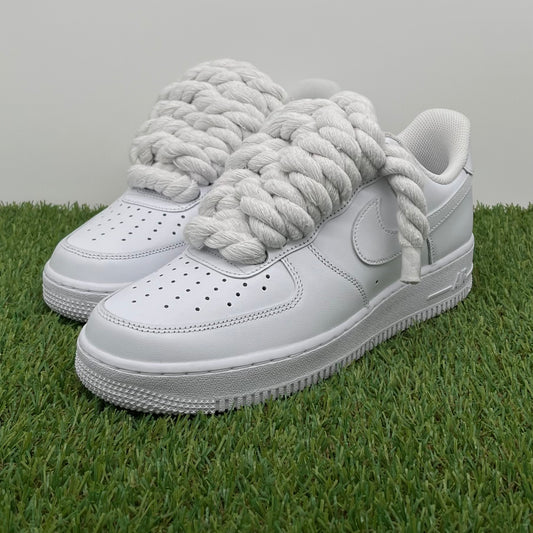 AF1 Rope laces white