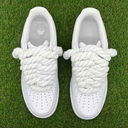 AF1 Rope laces white