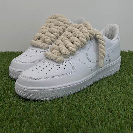 AF1 Rope laces beige