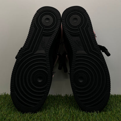 AF1 low black rope extra laces pink