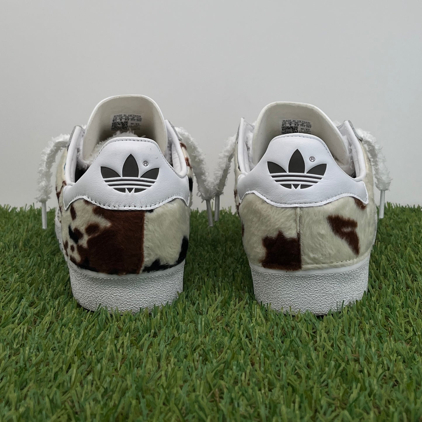 Adidas Gazelle fluffy cow