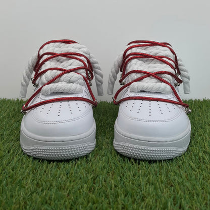 AF1 rope extra laces red